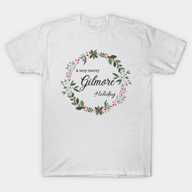 A Very Merry Gilmore Holiday-Dark T-Shirt by Gilmore Book Club